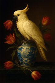 Stillleben Schick die gestohlene Tulpe von Moonheart Artworks