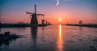 Zonsopkomst Kinderdijk 1