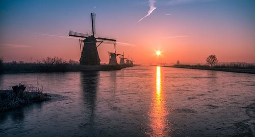 Sonnenaufgang Kinderdijk 1