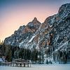 Sonnenaufgang am Pragser Wildsee von t.ART