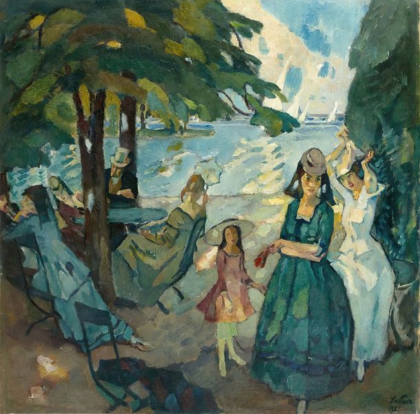 Leo Putz - Regatta (1921) van Peter Balan