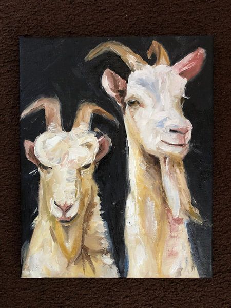 Chèvres par Ellen Dekker