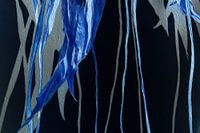 Tulpen Blad en Steel in Ultramarijn Blauw