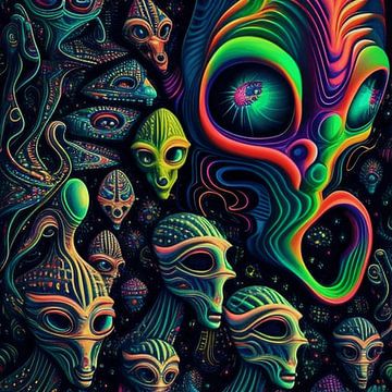 Kaléidoscope extraterrestre sur Vythryd Arts