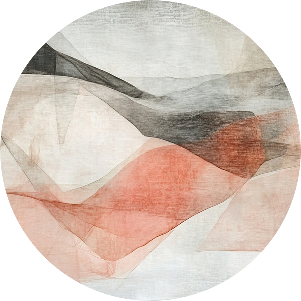 Subtiele Diepte Abstract van Modern Collection