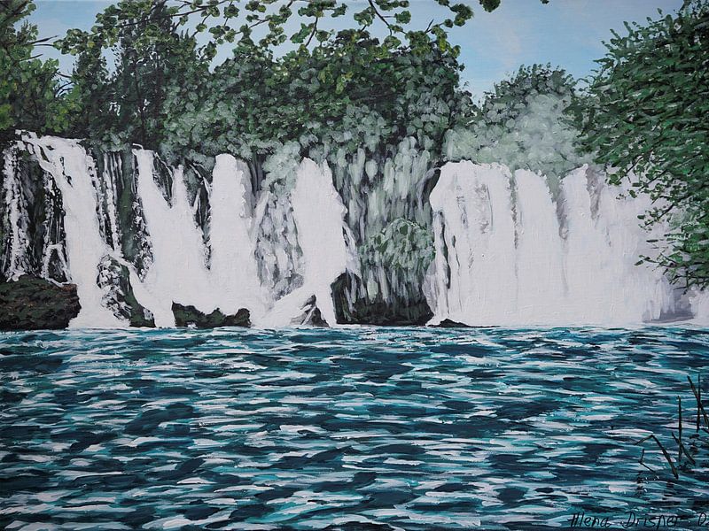 Chutes de Kravica en Bosnie-Herzégovine par Alena Drisner