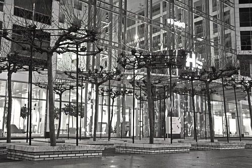 Haagse Poort en soirée