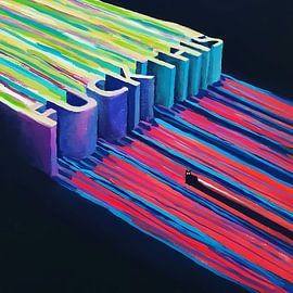 Fuck dit schilderij van Juan Davis