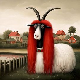 Die Landziege von Laila Bakker