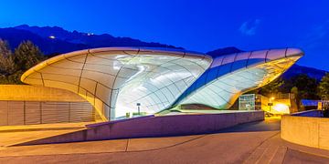 Top station of the Hungerburgbahn funicular in Innsbruck by Werner Dieterich