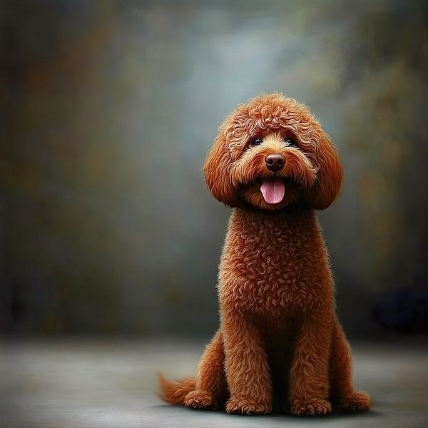 Gezellige labradoodle van Lauri Creates