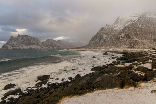 Strand von Uttakleiv auf den Lofoten