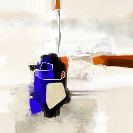 Stralend blauw van Roberto Moro