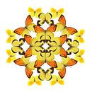 Schmetterling-Muster von Elles Rijsdijk Miniaturansicht