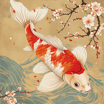 Japanese Koi by Liv Jongman