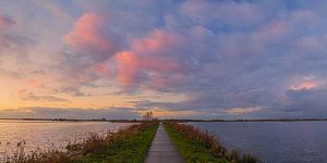 Sonnenuntergang Roegwold, Groningen