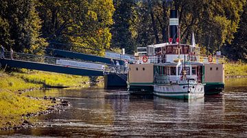 Raderstoomboot Pillnitz van Rob Boon