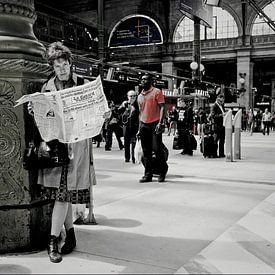 Le Canard    Gare du Nord..Parijs van annemiek van der werff