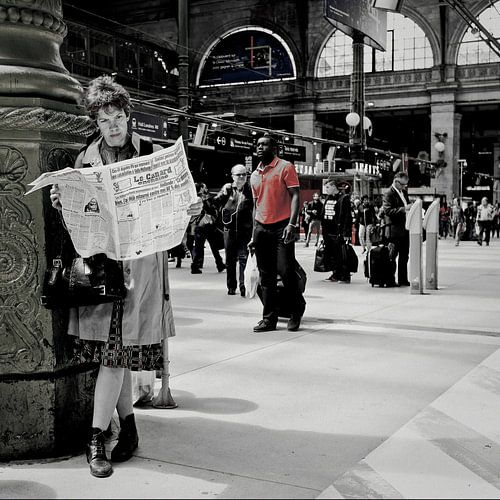 Le Canard    Gare du Nord..Parijs von annemiek van der werff