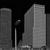 De Skyline van Den Haag in zwart-wit van Rini Braber