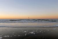 Sea and sand at sunset 3
