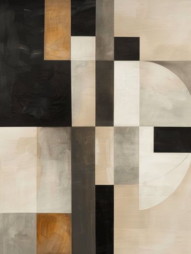 Abstrakte Formen im Artdeco-Stil