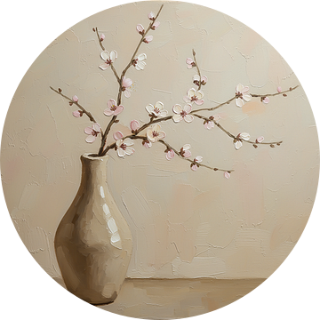 Rust en Bloei Japandi stilleven