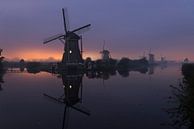 Molens, Kinderdijk, Windmills, Kinderdijk, Moulins de Kinderdijk,Kinderdijk Windmühlen. van Ron Westbroek thumbnail