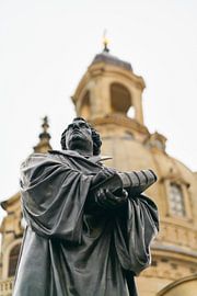 Martin Luther in Dresden by Heiko Kueverling