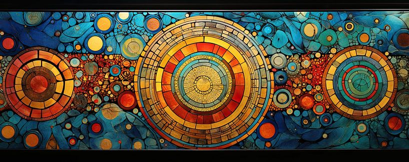 Meditation by Abstract Painting