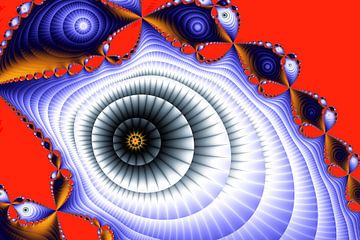 Wiskundige kunst - fractal schilderen van MPfoto71