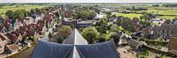 panorama van De Rijp uit de lucht