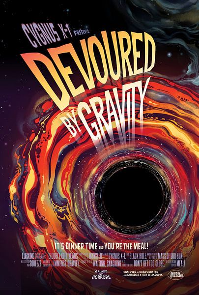 STK204957S-Devoured by Gravity Poster, Cygnus X-1 by Stocktrek Images