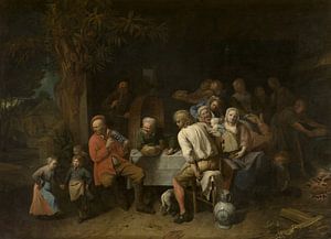 Bauernmahlzeit, David Rijckaert III, 1651
