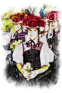 Zwarte Woud, Bollenhut, traditionele klederdracht
