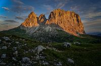 Zonsopkomst in de Dolomieten Italië