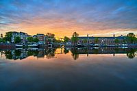 Blick auf die Walter-Süskind-Brücke & Eremitage-Museum in Amsterd