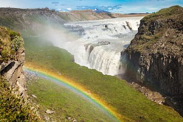 Gullfoss Waterval van Eriks Photoshop by Erik Heuver