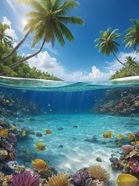 beach by hisamvideo art