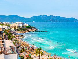 Strand en baai van Mallorca