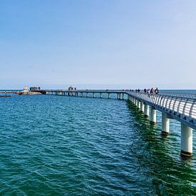 Pier in de Baltische badplaats Prerow aan de Fischland-Darß van Rico Ködder