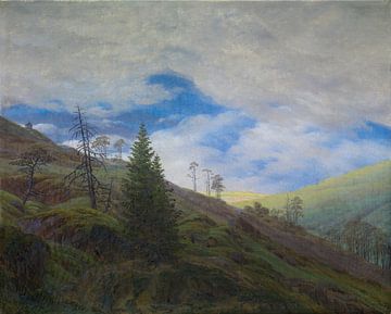 Zonnestraal in het Riesengebirge, Caspar David Friedrich