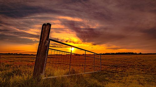 Zonsondergang in Drenthe