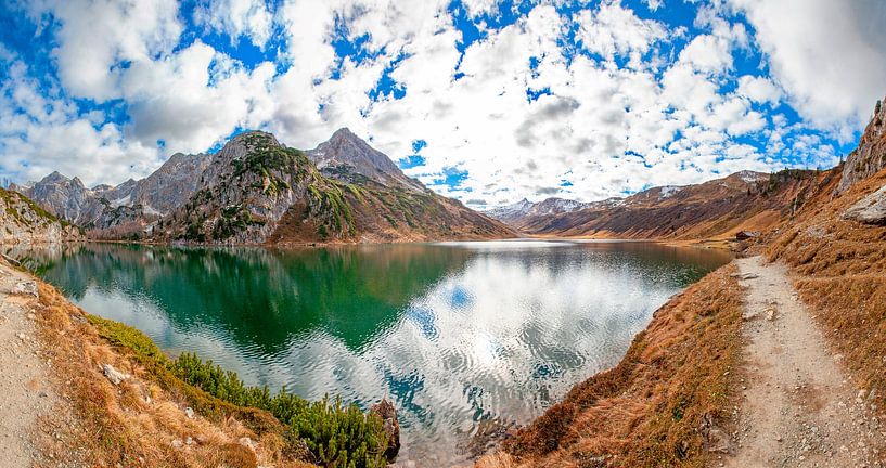 The large Tappenkarsee lake in the Radstädter Tauern by Christa Kramer