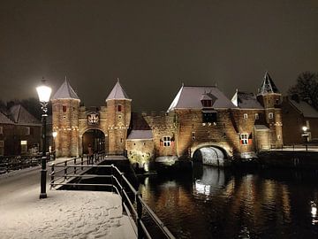 Koppelpoort in de winter van Roland Smit