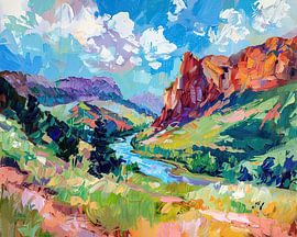 Painting Landscape by ARTEO Paintings