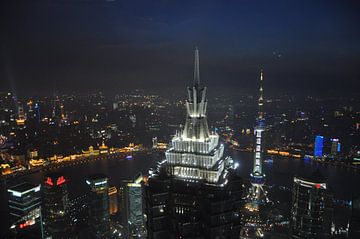 Shanghai de nuit sur Tom Dalebout