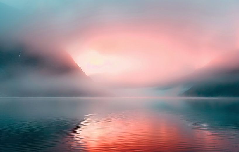 Zauberhaftes Morgenlicht am See von fernlichtsicht