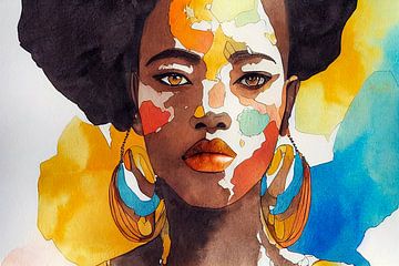 Portrait of an African woman 01 by Animaflora PicsStock