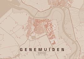Stadtplan von Genemuiden